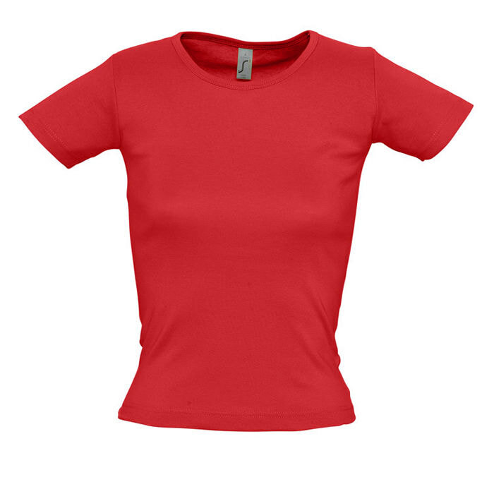 Футболка &quot;Lady O&quot;, красная_XL, 100% х/б, 220 г/м2
